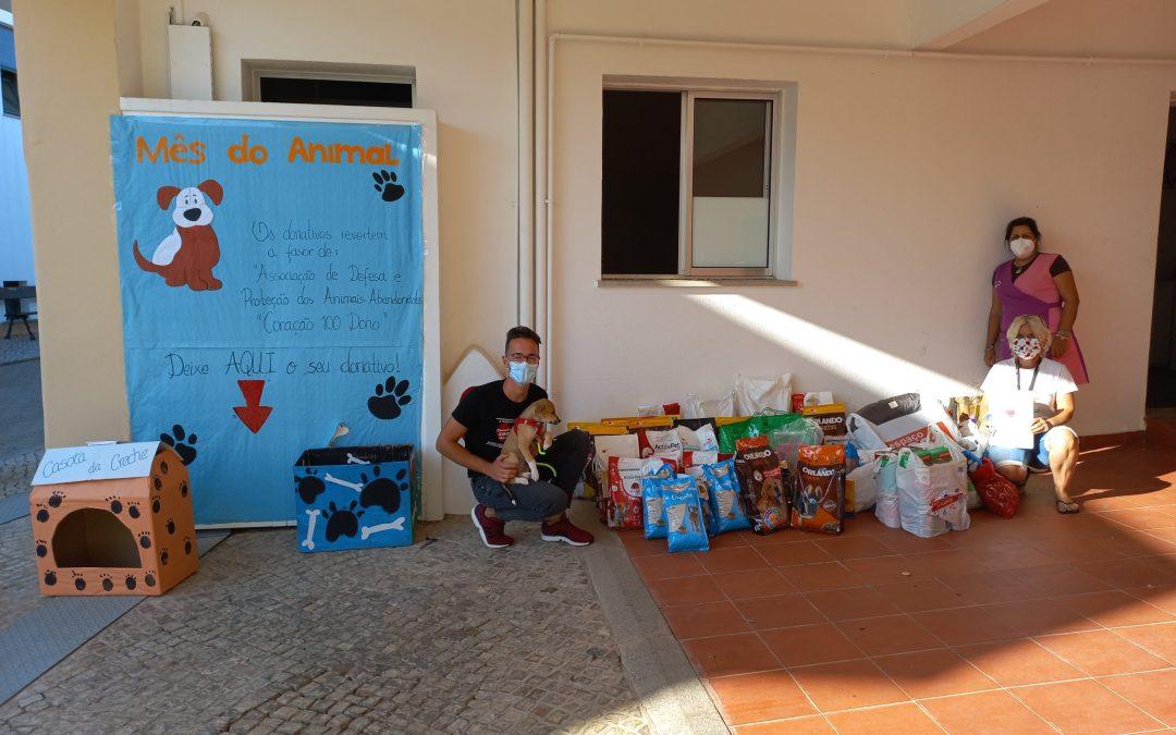 Campanha de apoio à associação “Coração 100 dono” pelo Centro Infantil António Calçada