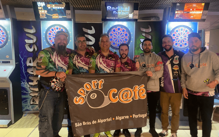SportCafé marca presença no Open Internacional Alengarve de Dardos